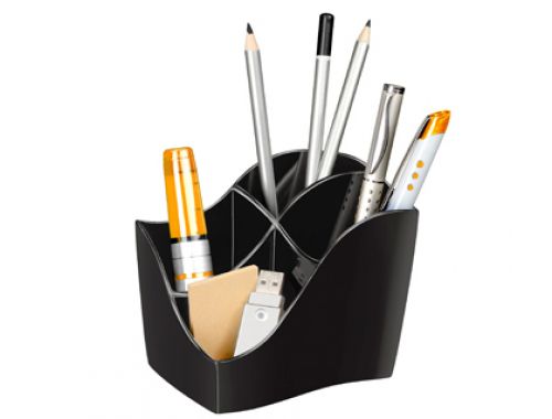 Organizador de secretaria cep gama isis plastico preto 118x89x98 mm , Cep , 72207 , 3462153401603